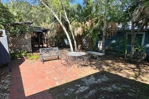 Patio inside Fenced Yard