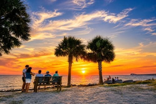 Sunset on St. George Island FL