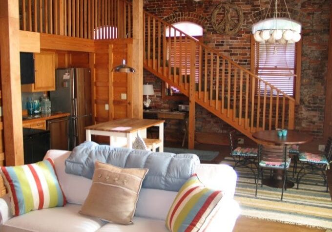 Yuletide Loft Living, Dining, Kitchen